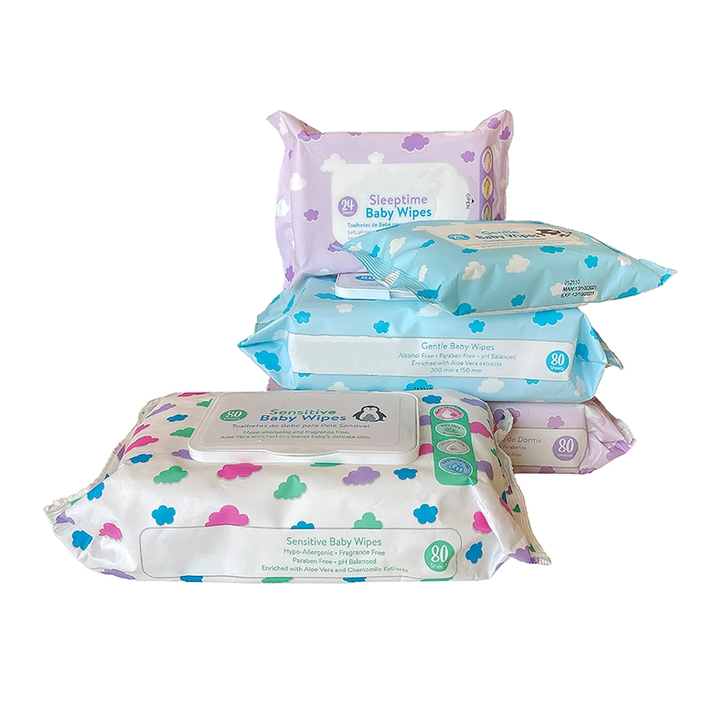 Low Price Baby Water Wipe Manufacturers Custom Household Wet Baby Wipes